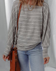 Bella Stripe Dolman Sleeve Top