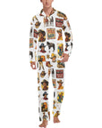 Vintage Cowboy Collage Western Pajamas