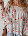 Catalina Off Shoulder Ruffled Sleeve Blouse