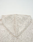 Stella Stream Sequin Hooded Long Sleeve Top