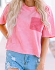 Jolene Lace Patch Pocket T-Shirt