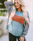 Emma Striped Bishop Sleeve Top
