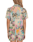 Baha Ranch Retro Pop Western Collage Pajama Set
