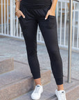 Brianna High Waist Pleated Pocket Leggings