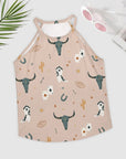 Cow Skull Western Tank Top