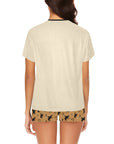 Them Cowboys Women's Western Top and Short Pajama Set