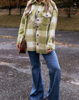 Wren Buttoned Flap Pockets Baggy Shacket