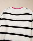Avery Contrast Drop Shoulder Sweater