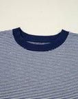 Reese Stripe Dolman Oversize Tunic Sweater