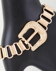 Statement Buckle Belt Bracelet