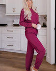 Evelyn Pants Lounge Set Long Sleeve Top