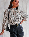 Sienna 3/4 Sleeves Cheetah Blouse