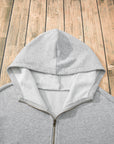Kate Fleece Lined Half Zipper Kangaroo Pockets Loose Hoodie