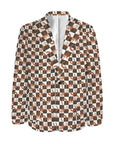 Checkered Rodeo Men's Western Blazer