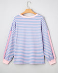 Eliza Stripe Oversize Casual Top
