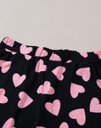 Valentine Heart Top and Shorts Set