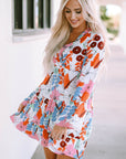Kensley Floral Tiered Mini Dress