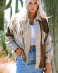 Luna Houndstooth Loose Shacket