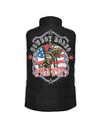 Cowboy Rodeo Patriot Men's Puffy Vest