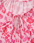 Adalyn Floral Puff Sleeve Lightweight Blouse