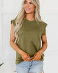 Martha Studded Short Sleeve Top