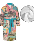 Baha Ranch Retro Pop Western Men's Robe