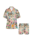 Baha Ranch Retro Pop Western Collage Pajama Set