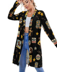 Vintage Cowgirl Collage Western Lightweight Cardigan