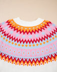 Avery Print Drop Shoulder Sweater