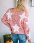 Katharine Star Spangled Casual Knit Sweater