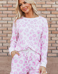 Malani Leopard Pullover and Shorts Set