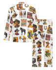 Vintage Cowboy Collage Western Pajamas
