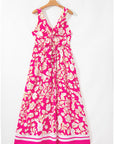 Alicia Floral Backless Maxi Dress