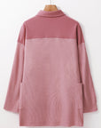 Arianna Waffle Half Button Top.
