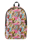 Vintage Cowgirl Collage Backpack