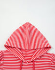 Stripe Puff Long Sleeve Hoodie