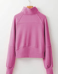 Fleece Lined Zip-Up Sweatshirt