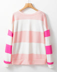 Iris Striped Long Sleeve Top