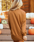 Sequin Happy Halloween Long Sleeve Top