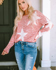 Katharine Star Spangled Casual Knit Sweater