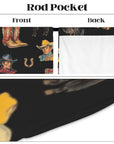Vintage Cowboy Collage Western Curtains 52" x 63" Made in America