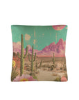 Baha Ranch Retro Pop Western Purple Mountain Desert Pillow Case Made in America