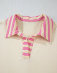 Juliana Patchwork Terry Knit Top