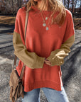 Ella Patchwork Drop Shoulder Pullover