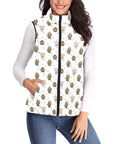 Cactus and Highland Cow Puffy Vest