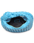 Woven Vegan Leather Clutch -clearance
