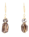 Baron Smoky Quartz Drop Earrings
