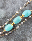 Baron Triple Strand Toggle Bracelet