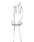 Batik Turquoise Toggle Bracelet