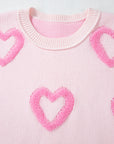 Heart Bubble Baggy Sweater